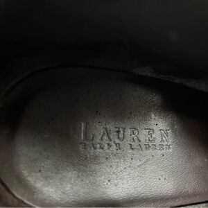 Lauren Ralph Lauren Men's Dark Brown Leather Slip-On Loafers